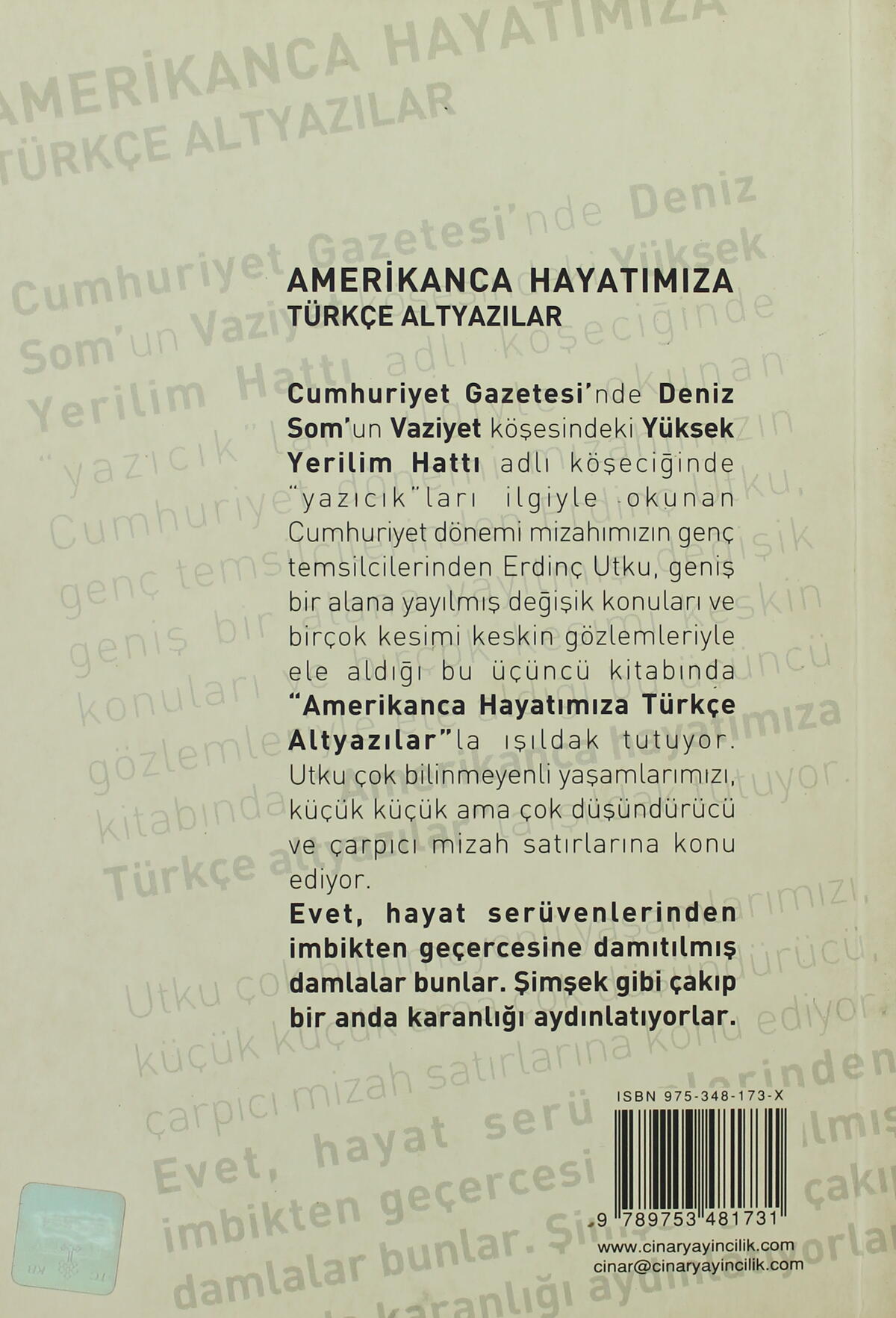Amerikanca Hayatımıza Türkçe Altyazılar