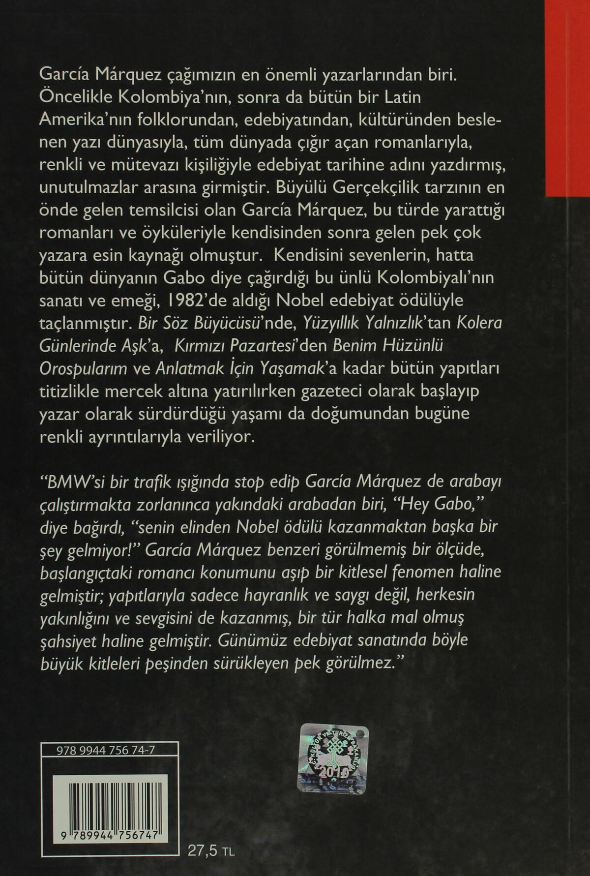 Bir Söz Büyücüsü: Garcia Marquez