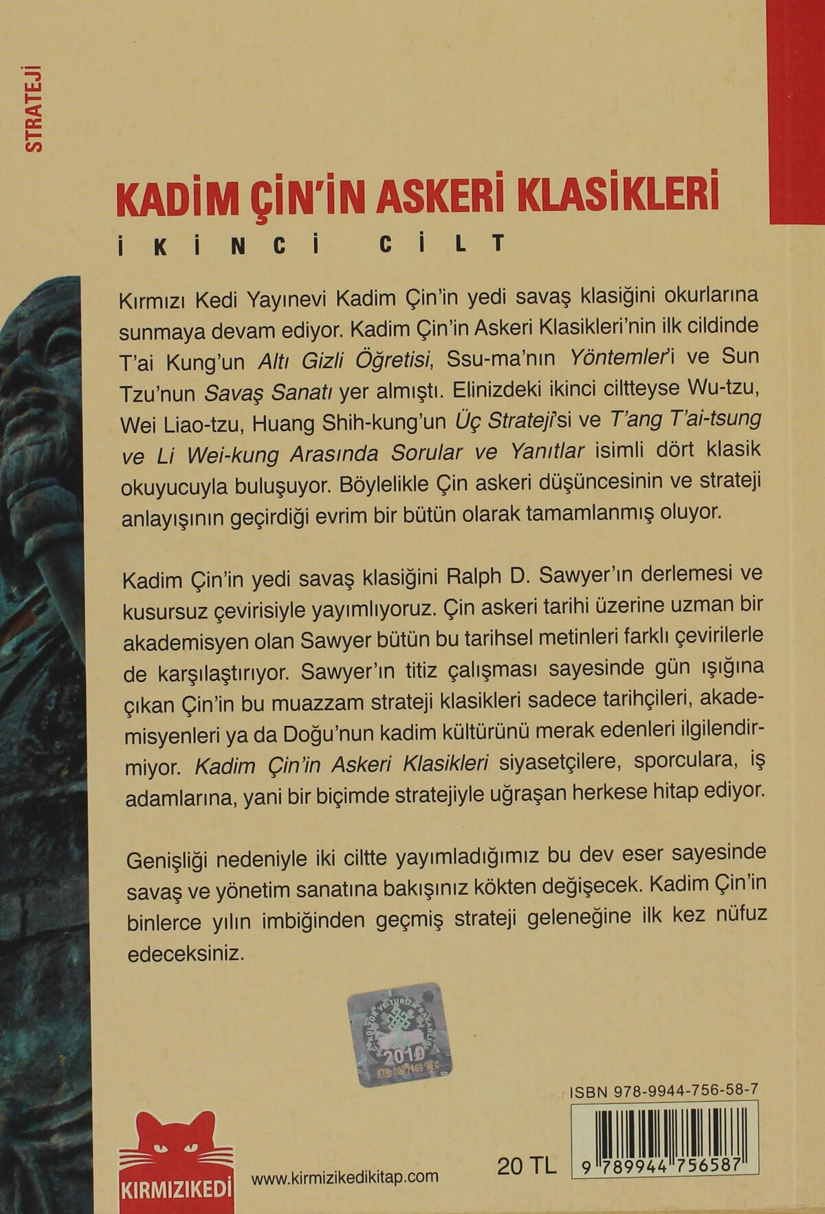 Kadim Çin’in Askeri Klasikleri Cilt: 2