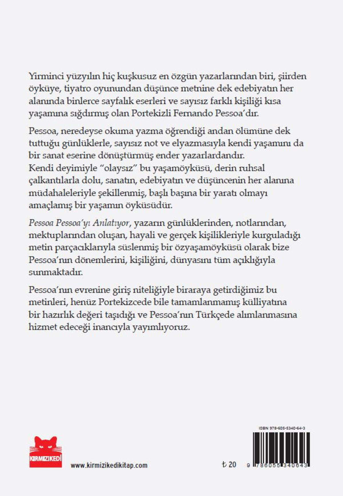 Pessoa Pessoa’yı Anlatıyor