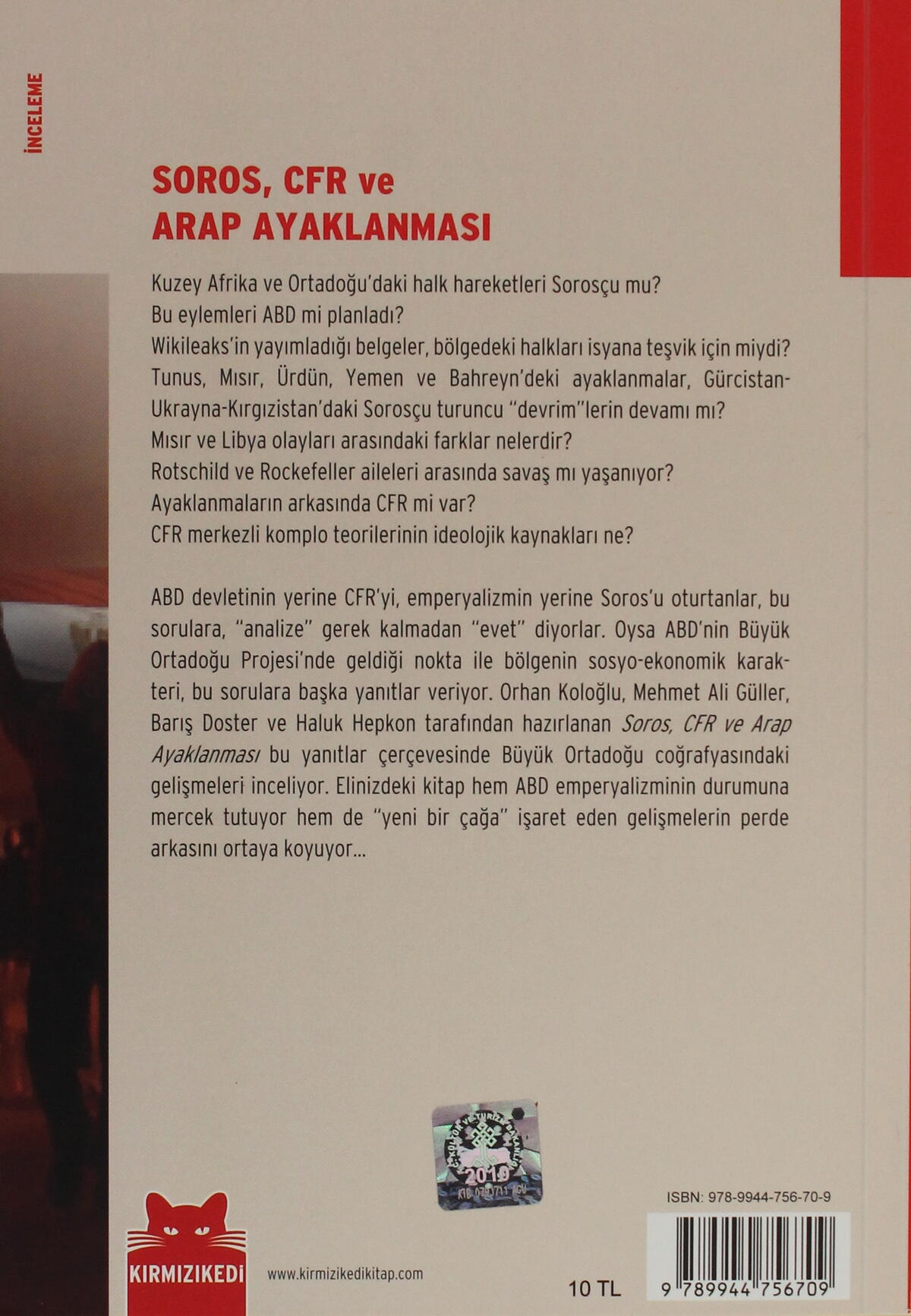 Soros, CFR ve Arap Ayaklanması