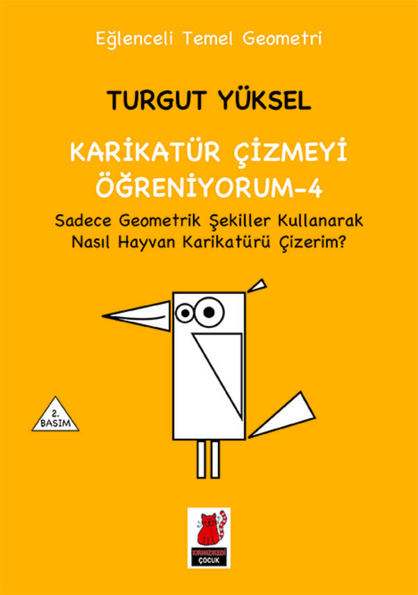 Karikatür Çizmeyi Öğreniyorum - 4 Sadece Geometrik Şekiller Kullanarak Nasıl Hayvan Karikatür Çizerim?