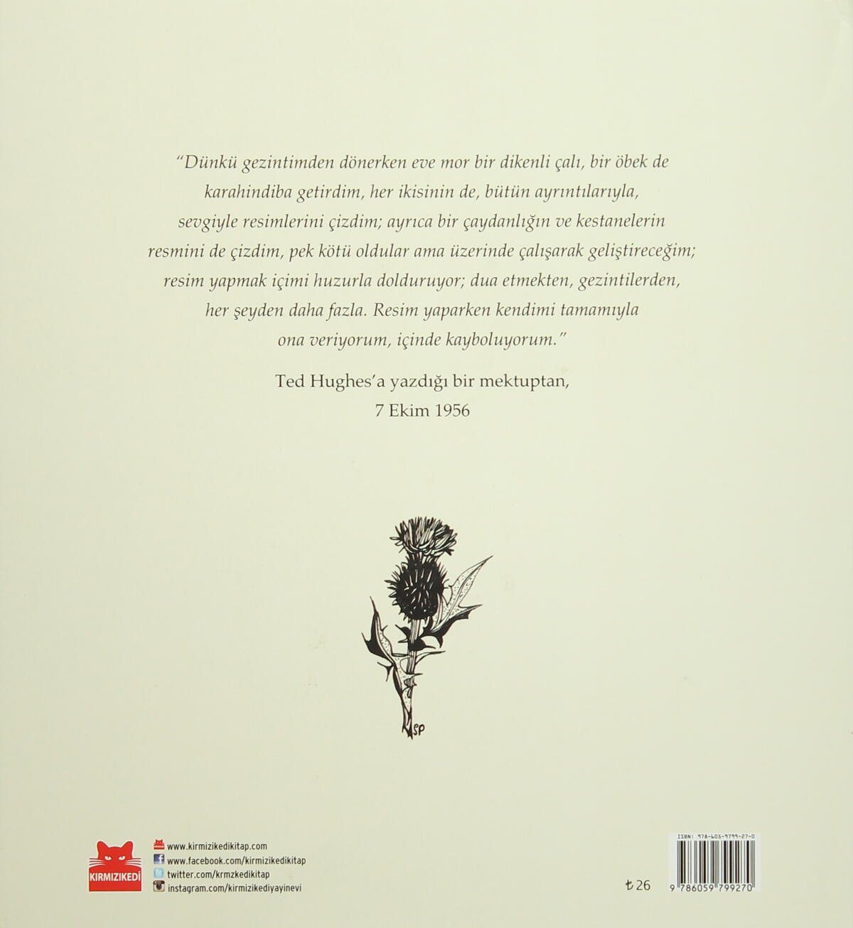 Sylvia Plath: Çizimler (Ciltli)