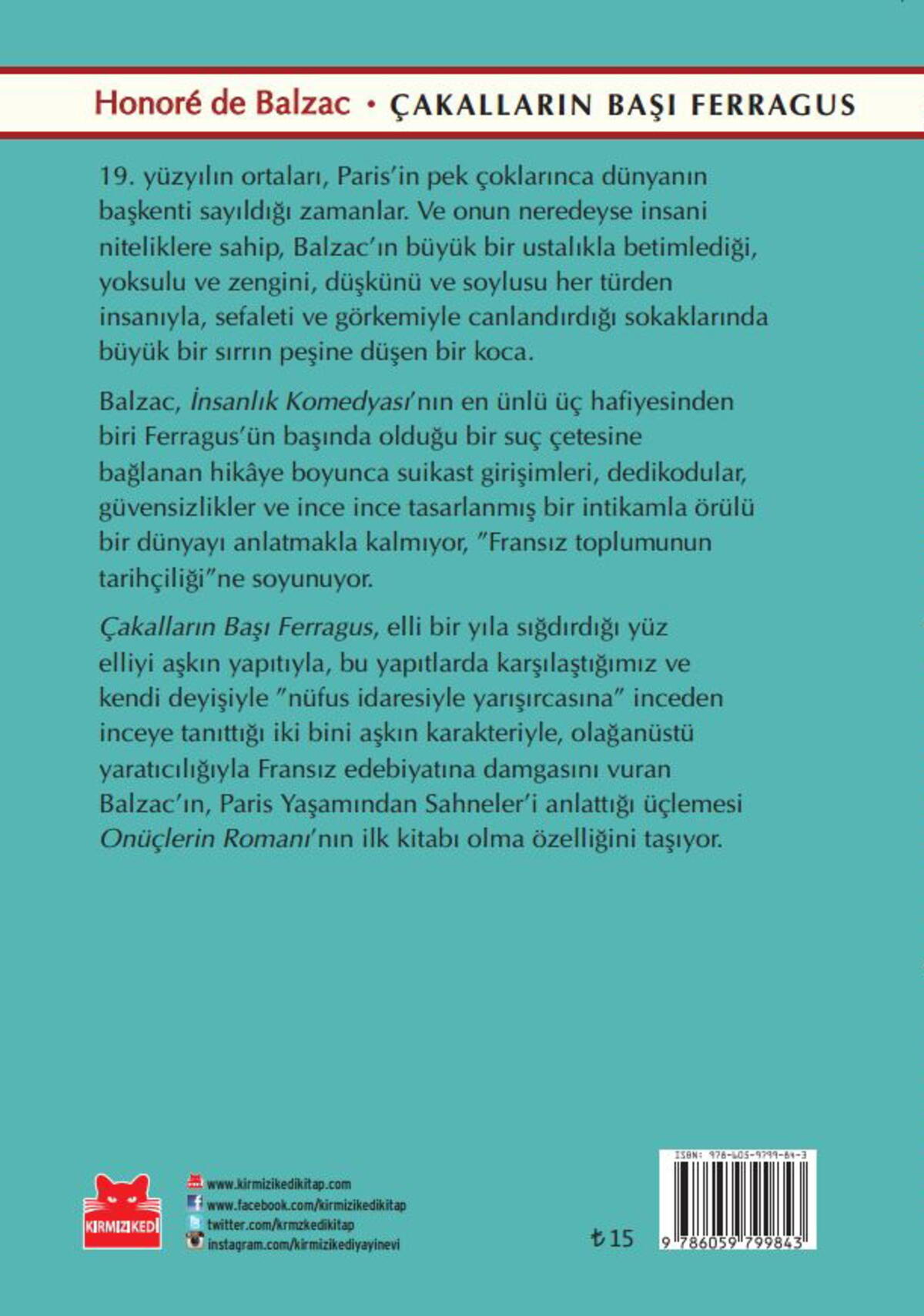 Çakalların Başı Ferragus - Onüçlerin Romanı - 1
