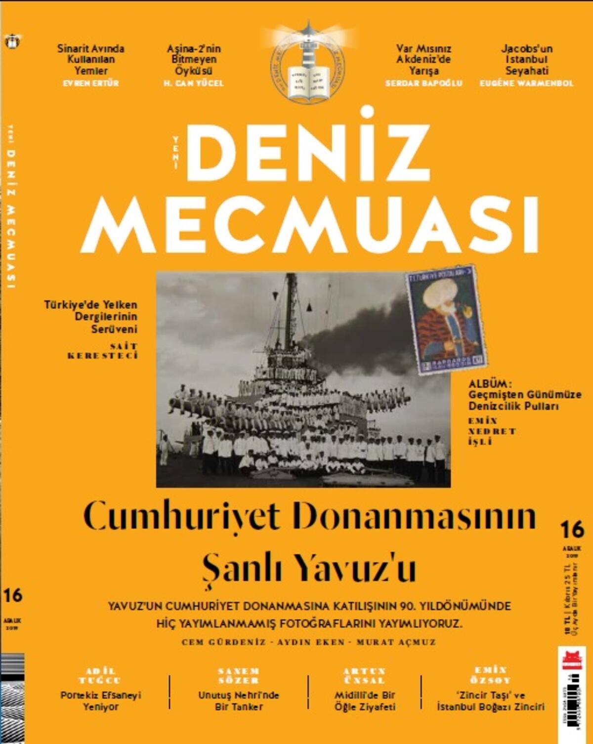 Yeni Deniz Mecmuası Sayı: 16 Aralık 2019